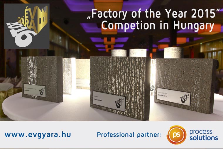 Process Solutions is professional partner of the “Factory of the Year 2015” award